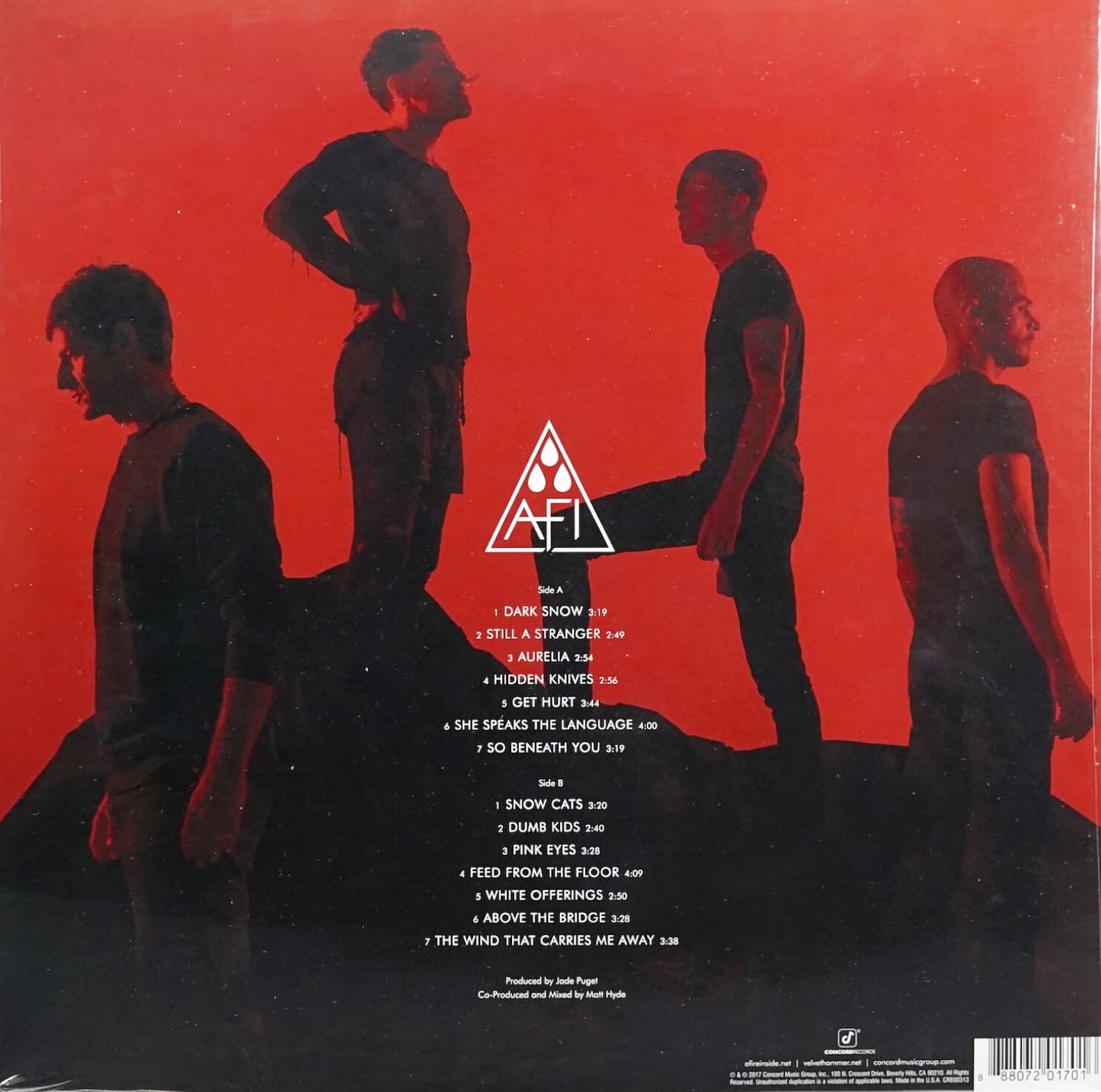 Red & Black Marble Vinyl