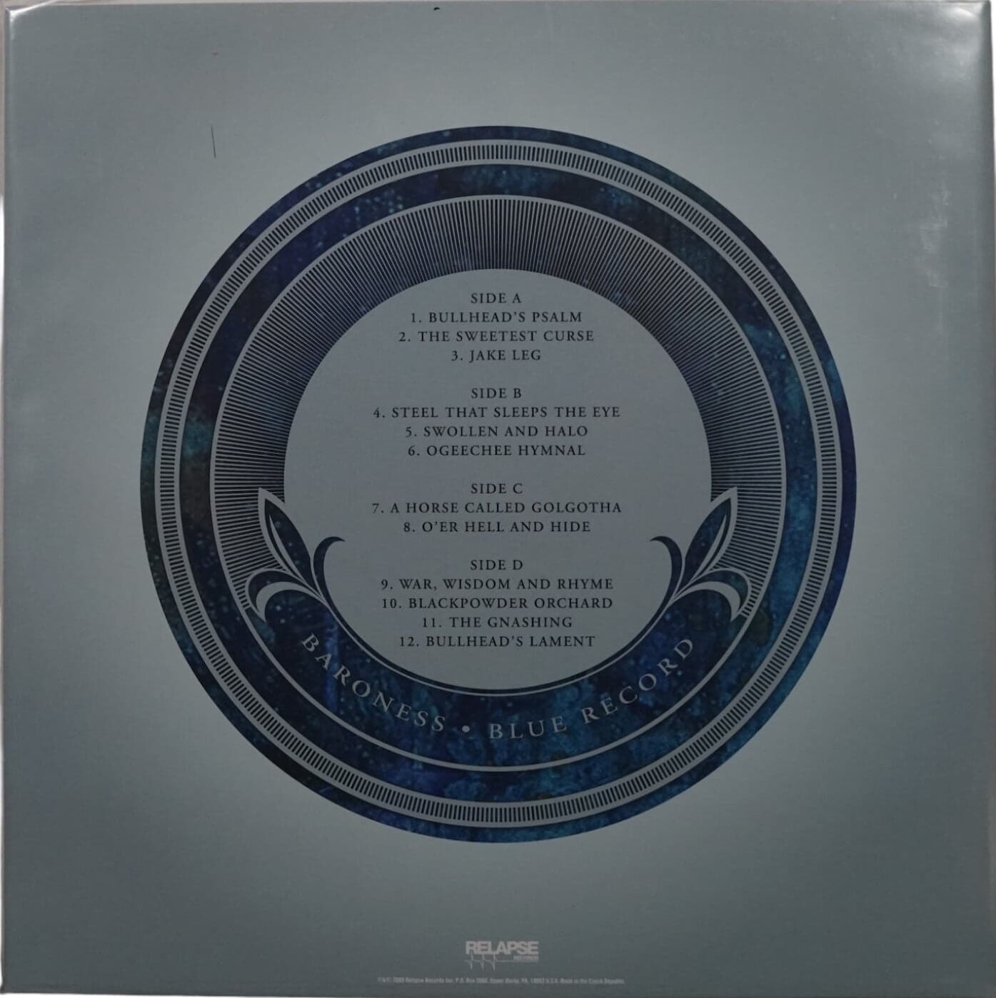 Clear, Blue, Black Vinyl