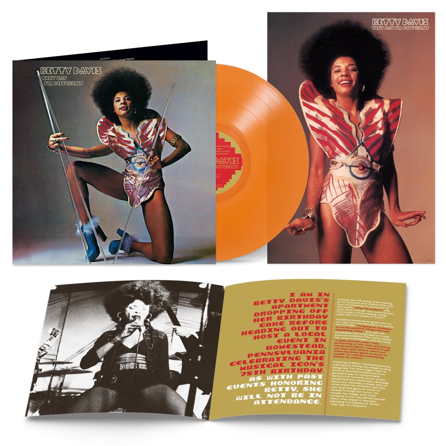 Clear Orange Vinyl
