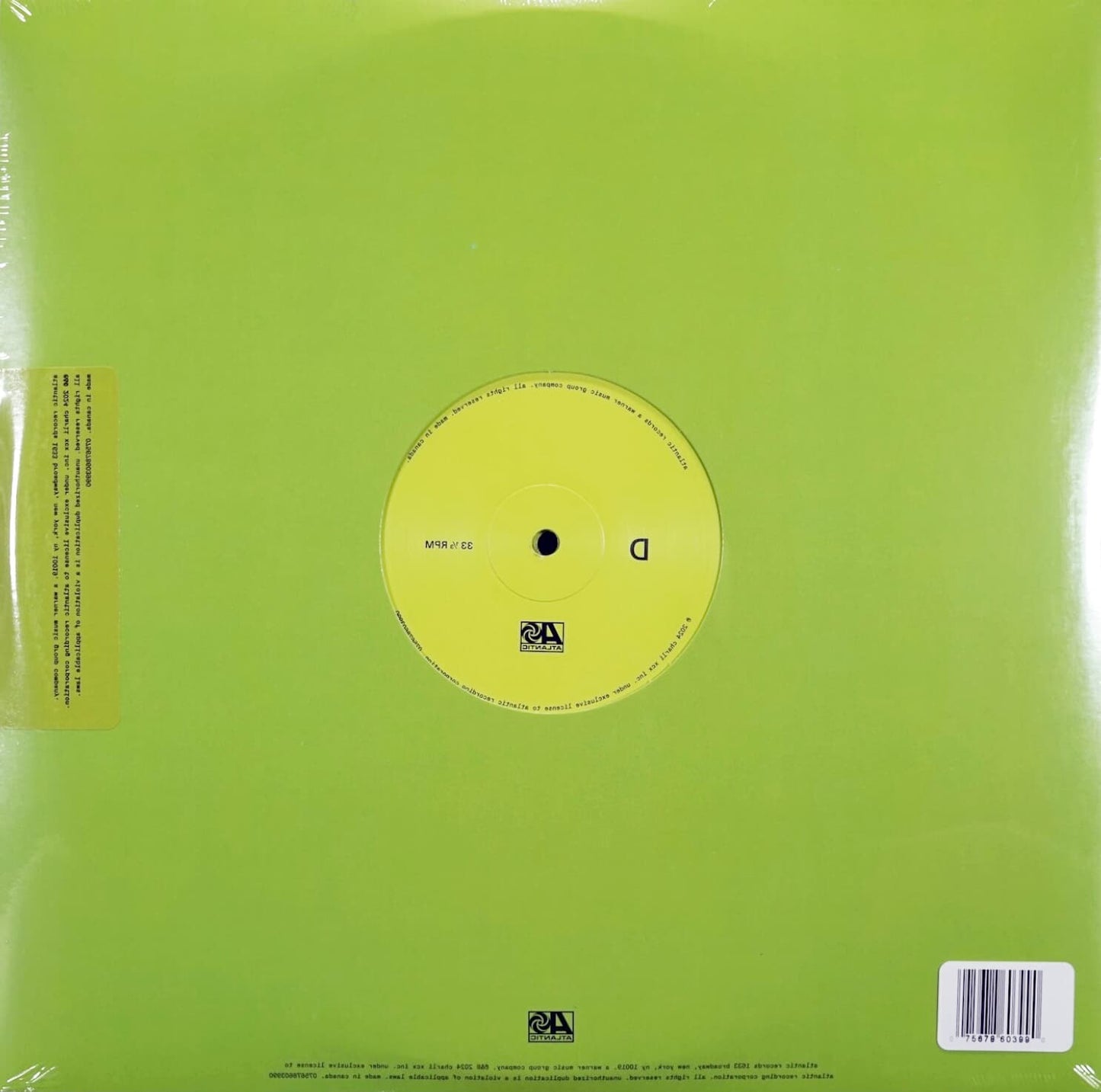 Brat Green Vinyl