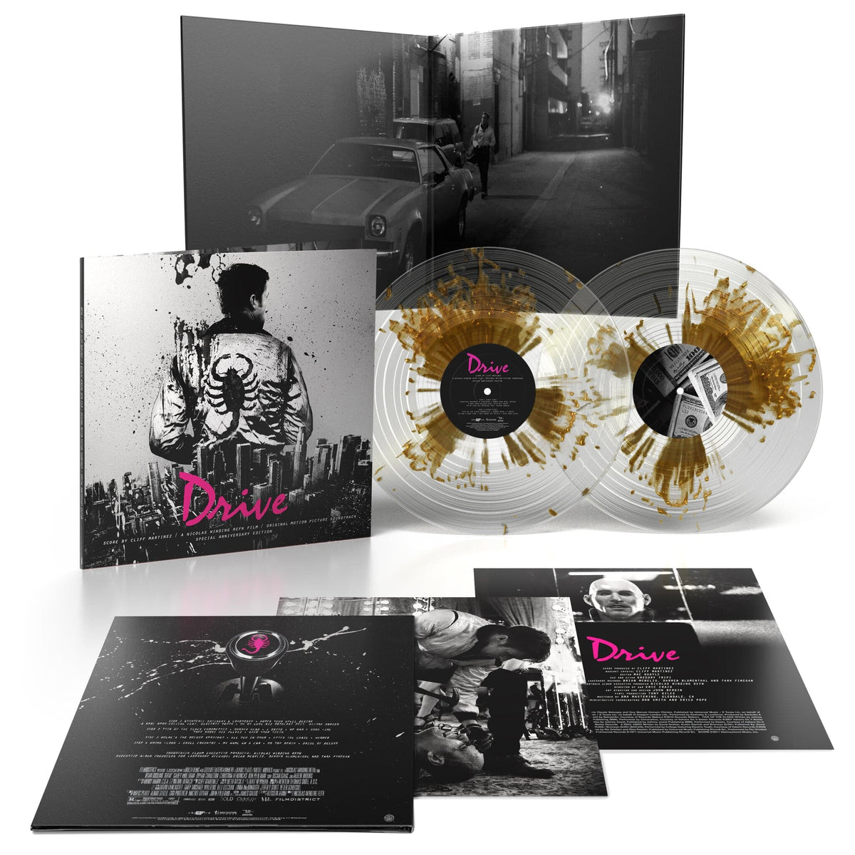 Clear & Gold Splatter Vinyl