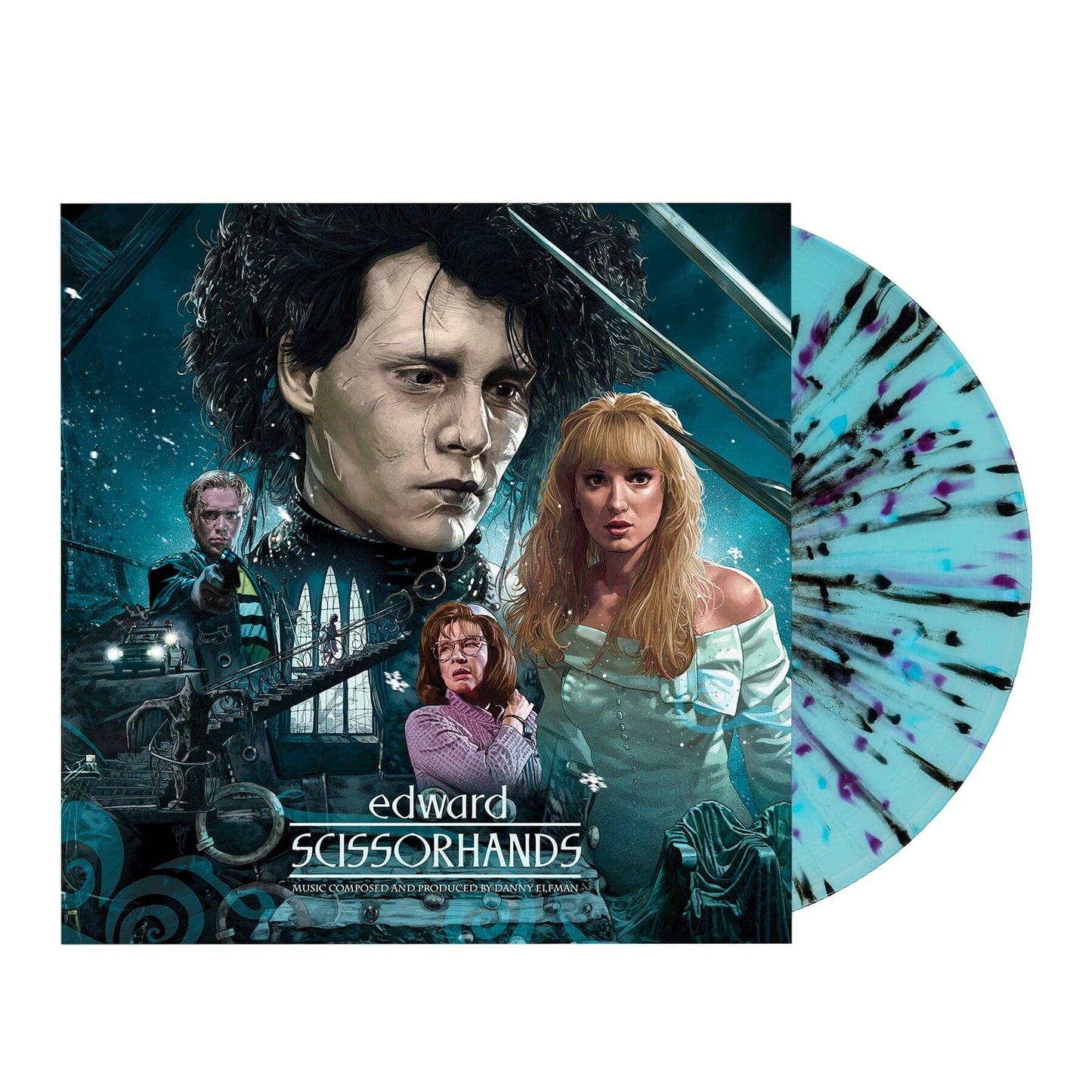 Blue Splatter Vinyl