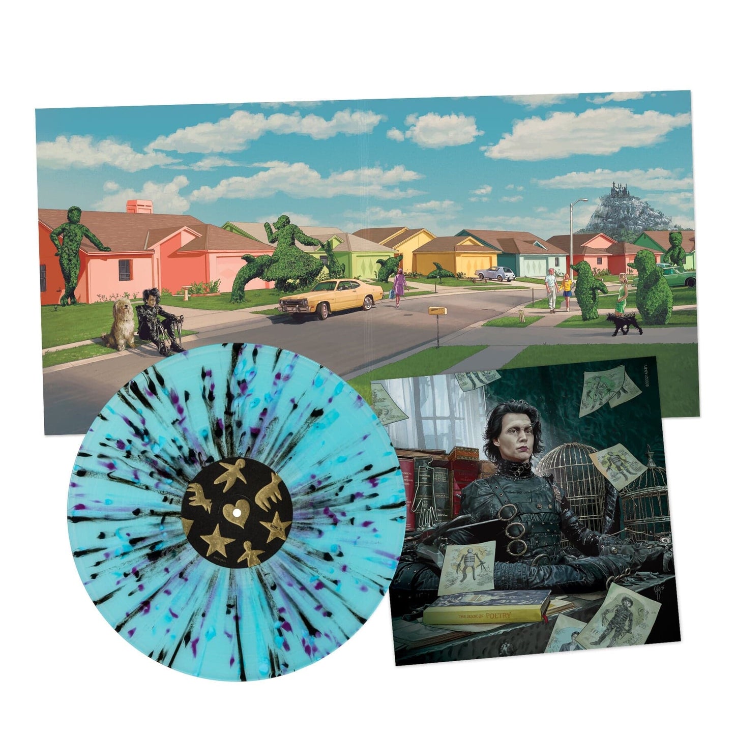Blue Splatter Vinyl