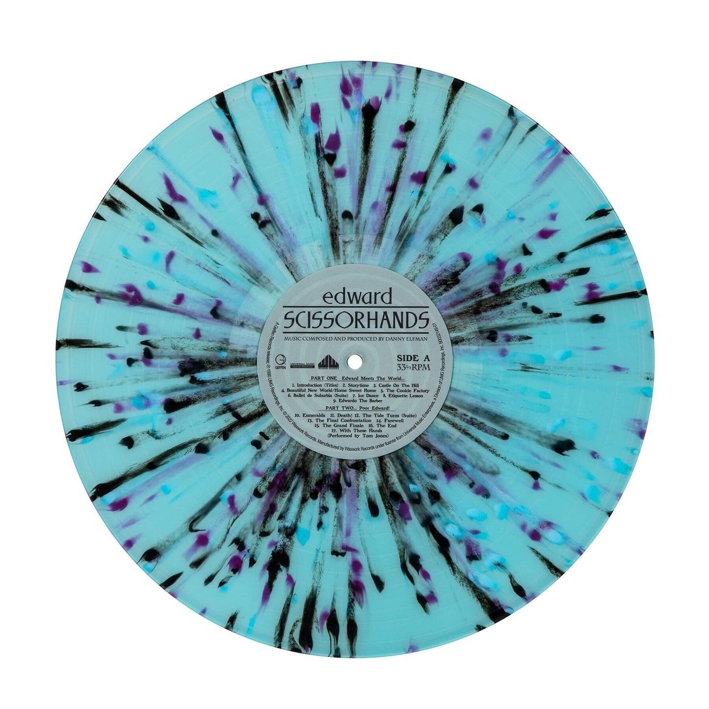 Blue Splatter Vinyl
