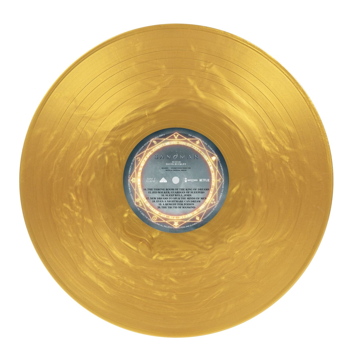 Gold Swirl Vinyl