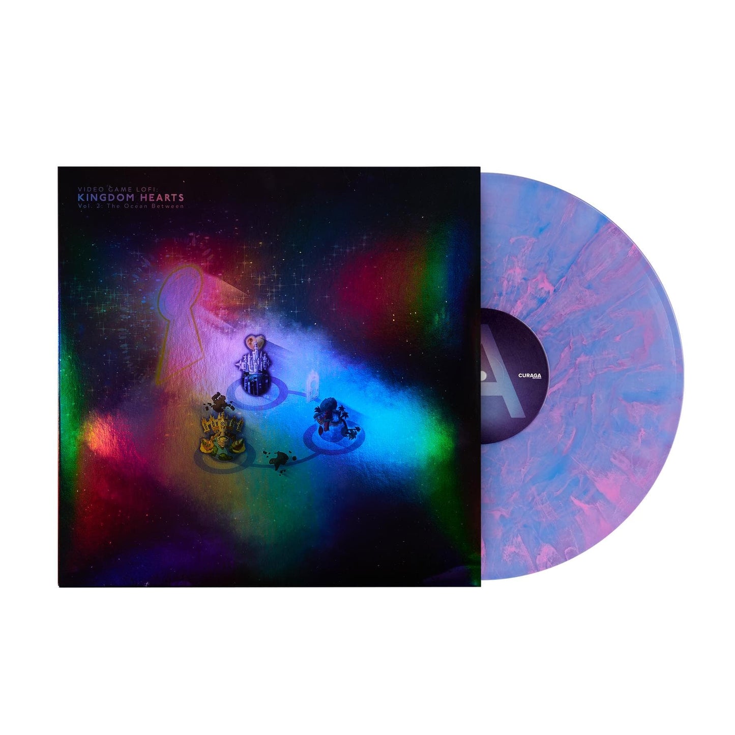 Lavender w/ Blue and Pink Marble Vinyl