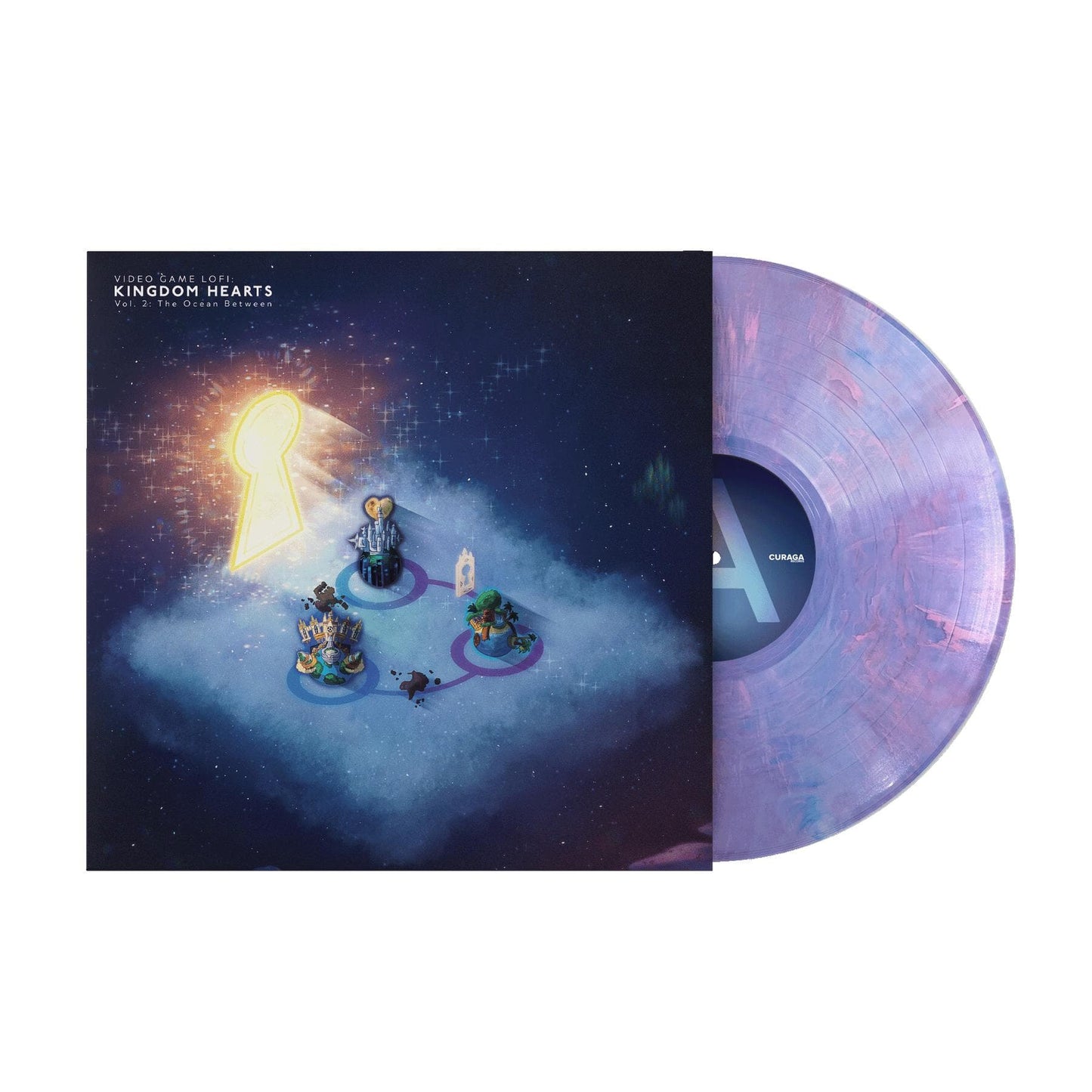 Lavender w/ Blue and Pink Marble Vinyl