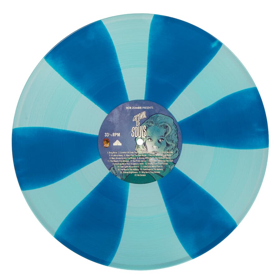 Blue Pinwheel Vinyl