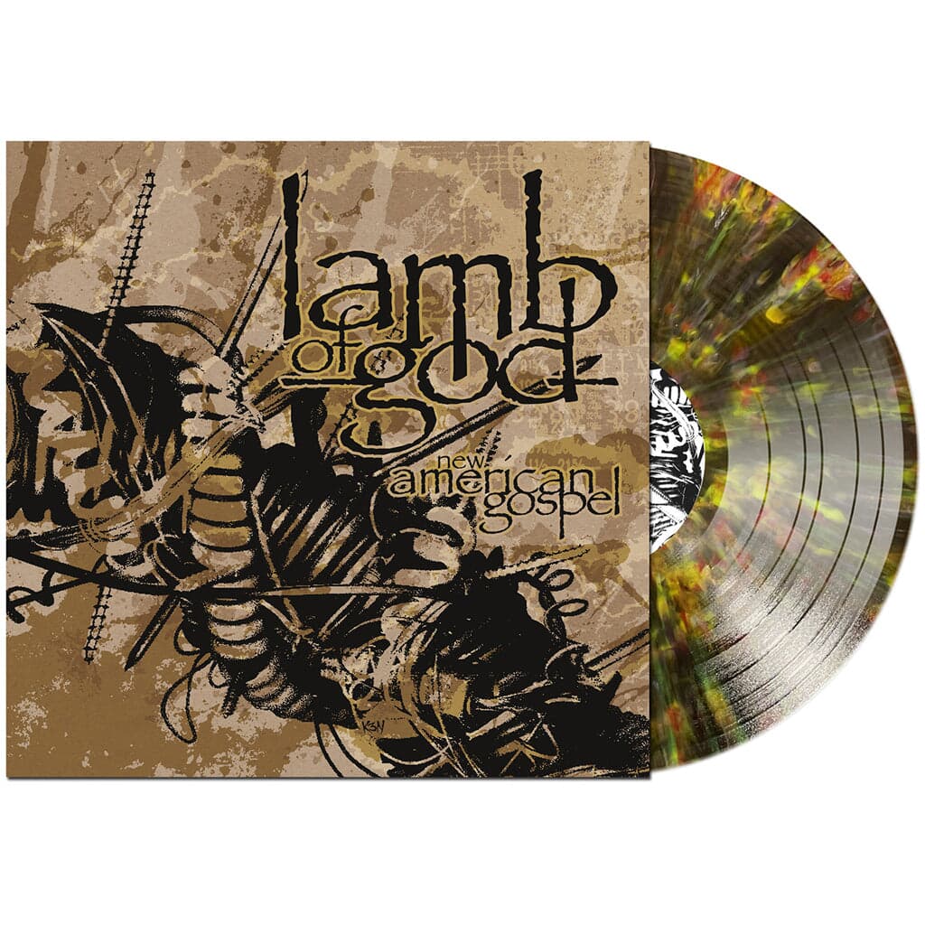 Clear Black w/White & Gold Splatter Vinyl