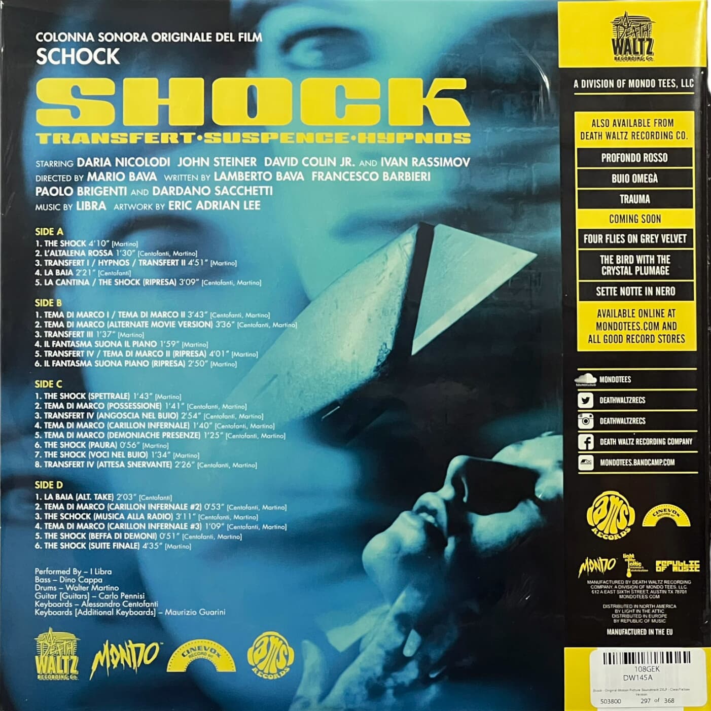 Clear Yellow Vinyl