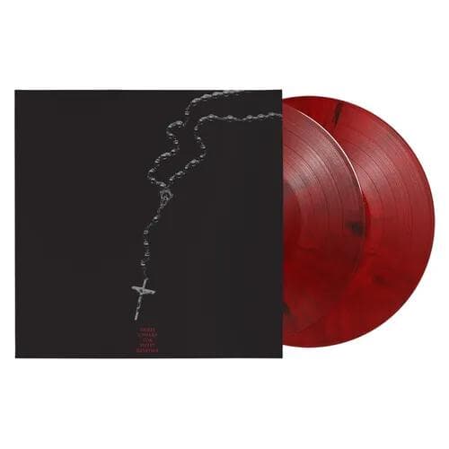 Red & Black Marble Vinyl
