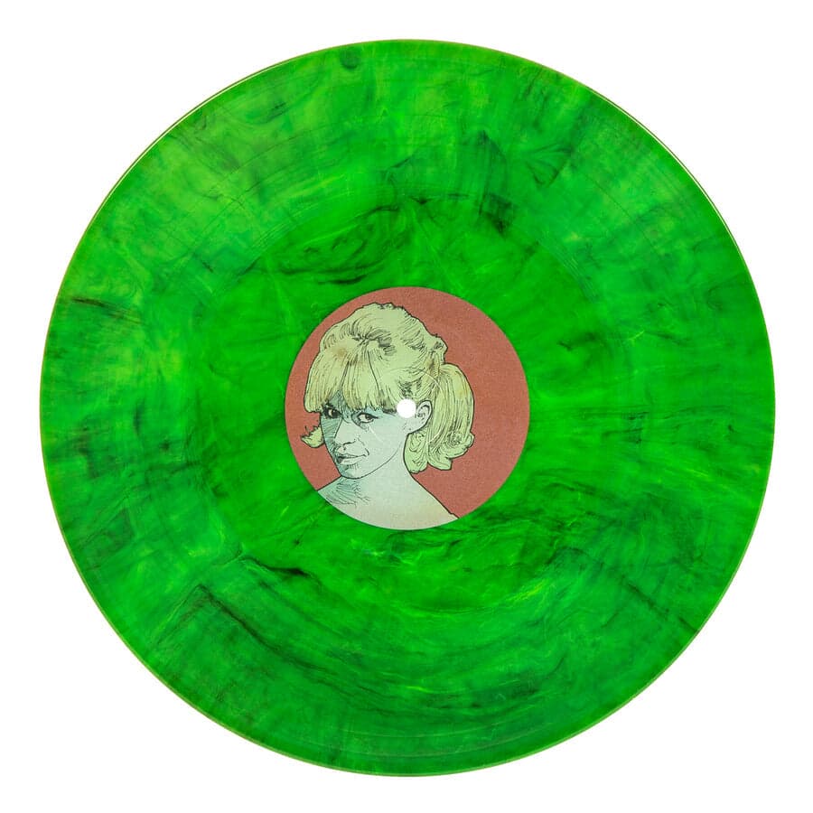 Blue & Green Marble Vinyl