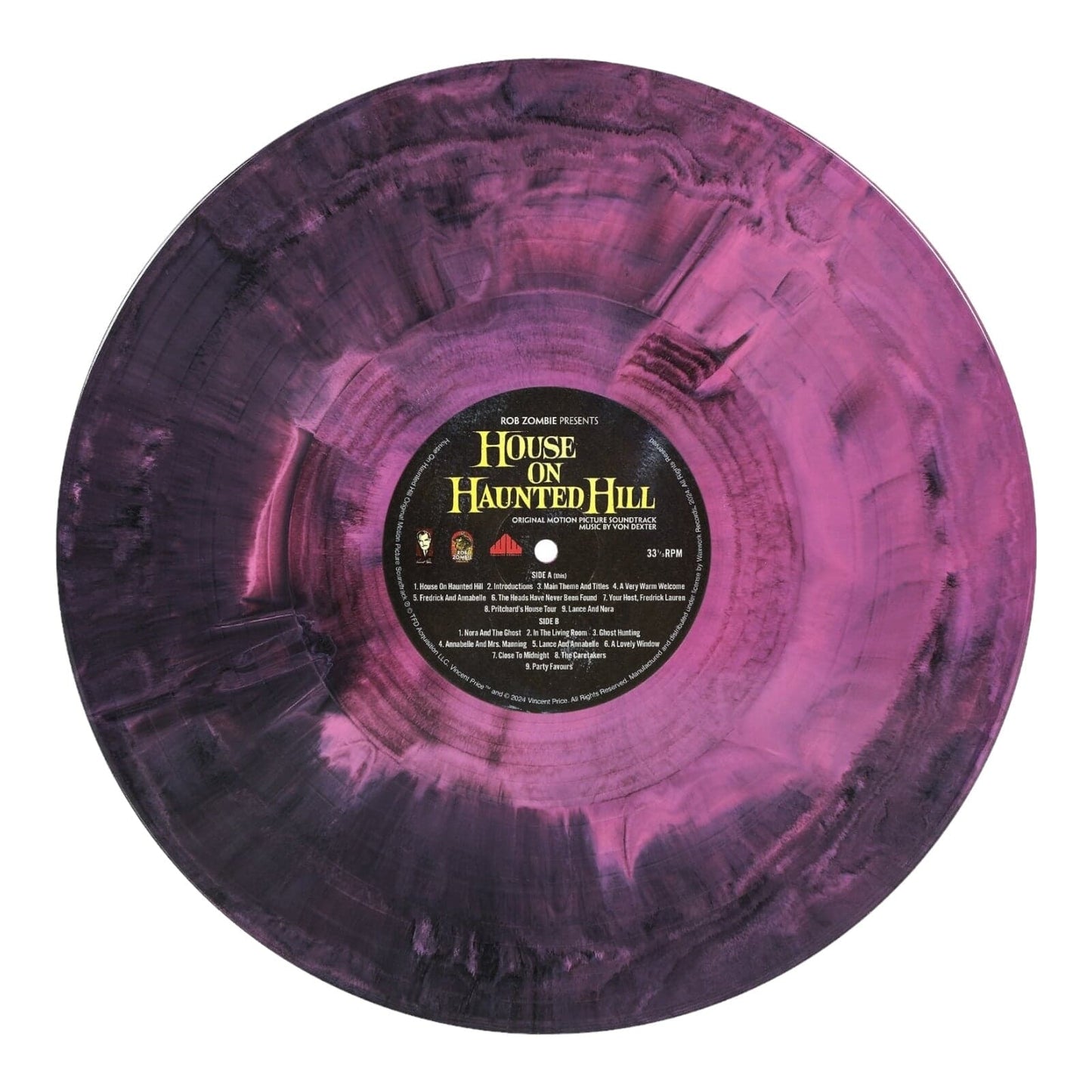 Pink & Black Vinyl