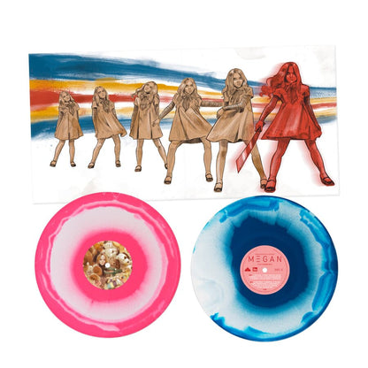 Pink & White/Black & White Swirl Vinyl