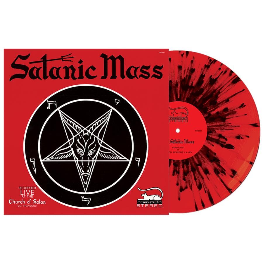 Red & Black Splatter Vinyl