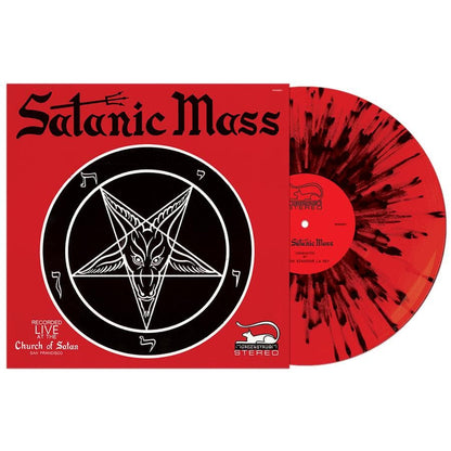 Red & Black Splatter Vinyl