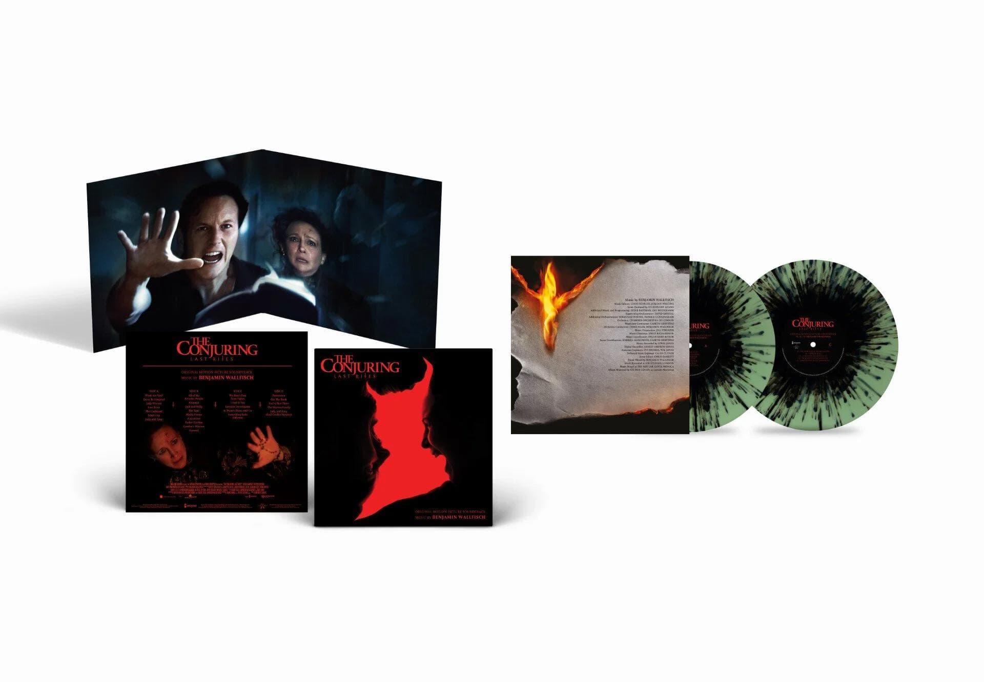 Glow In The Dark w/Black Splatter Vinyl