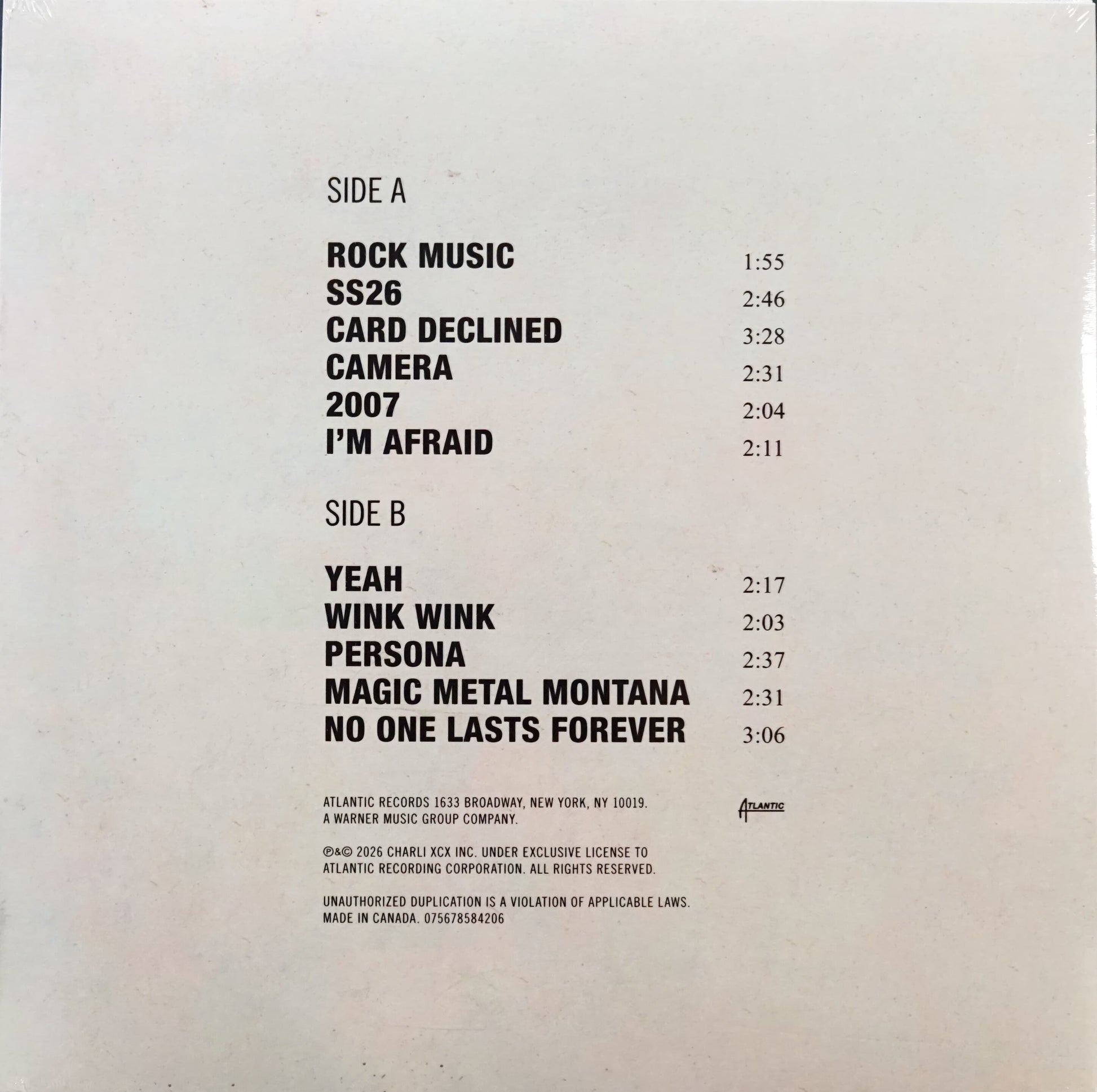 Yorkshire Smoke Vinyl