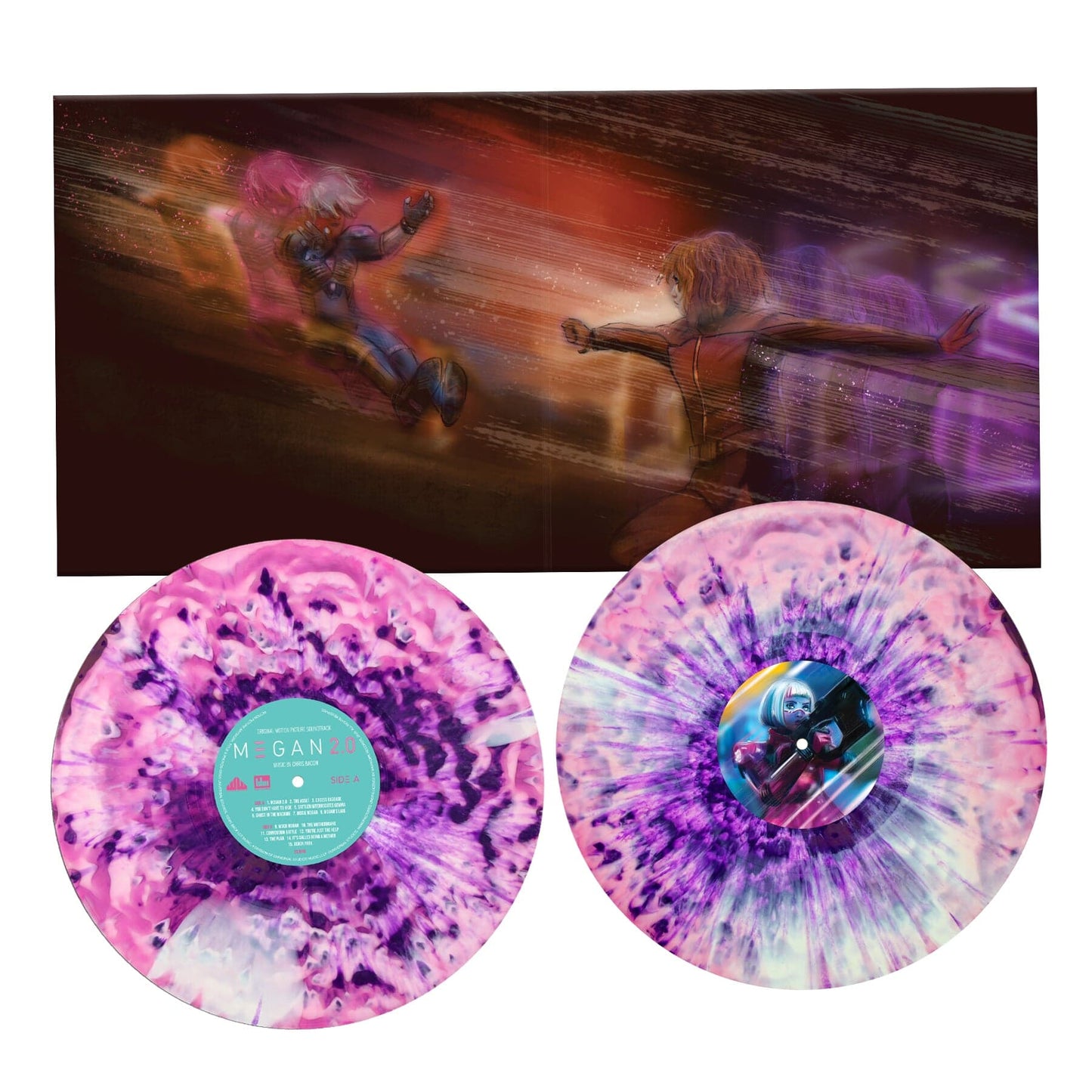 Translucent Pink & White Vinyl
