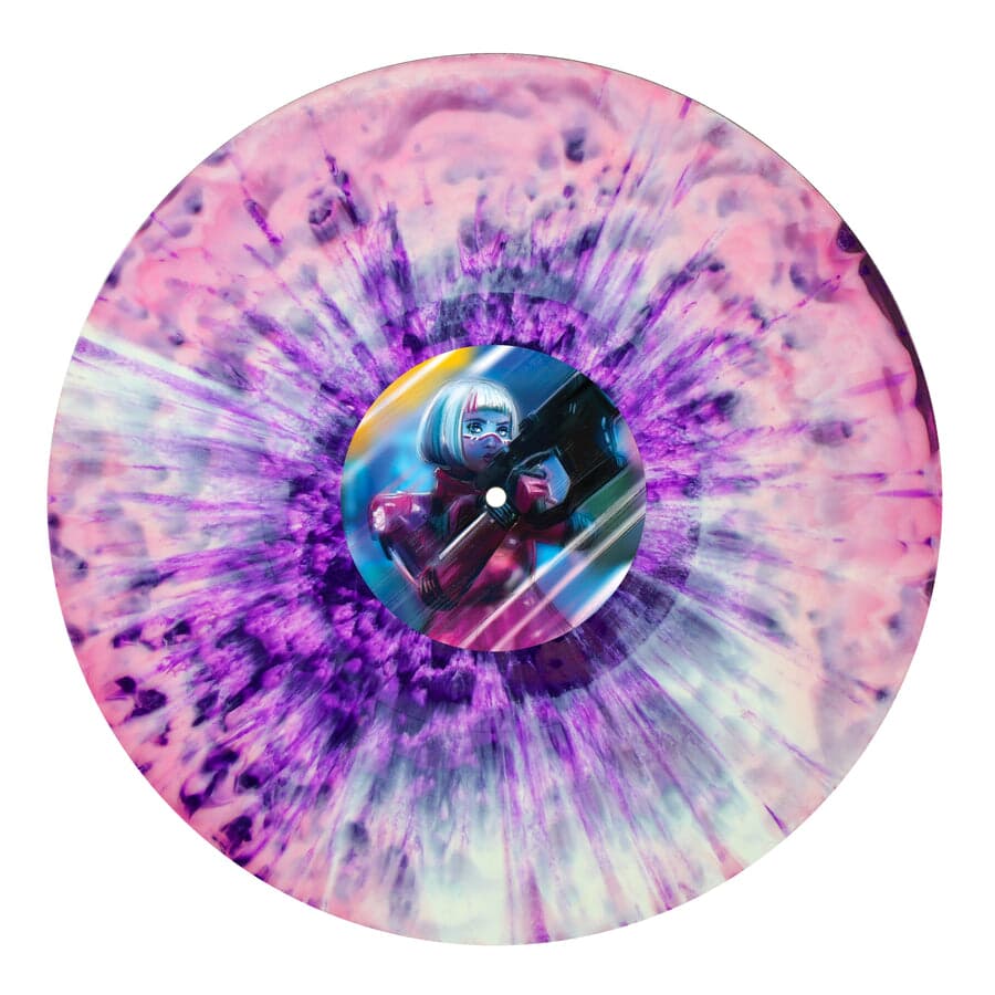Translucent Pink & White Vinyl