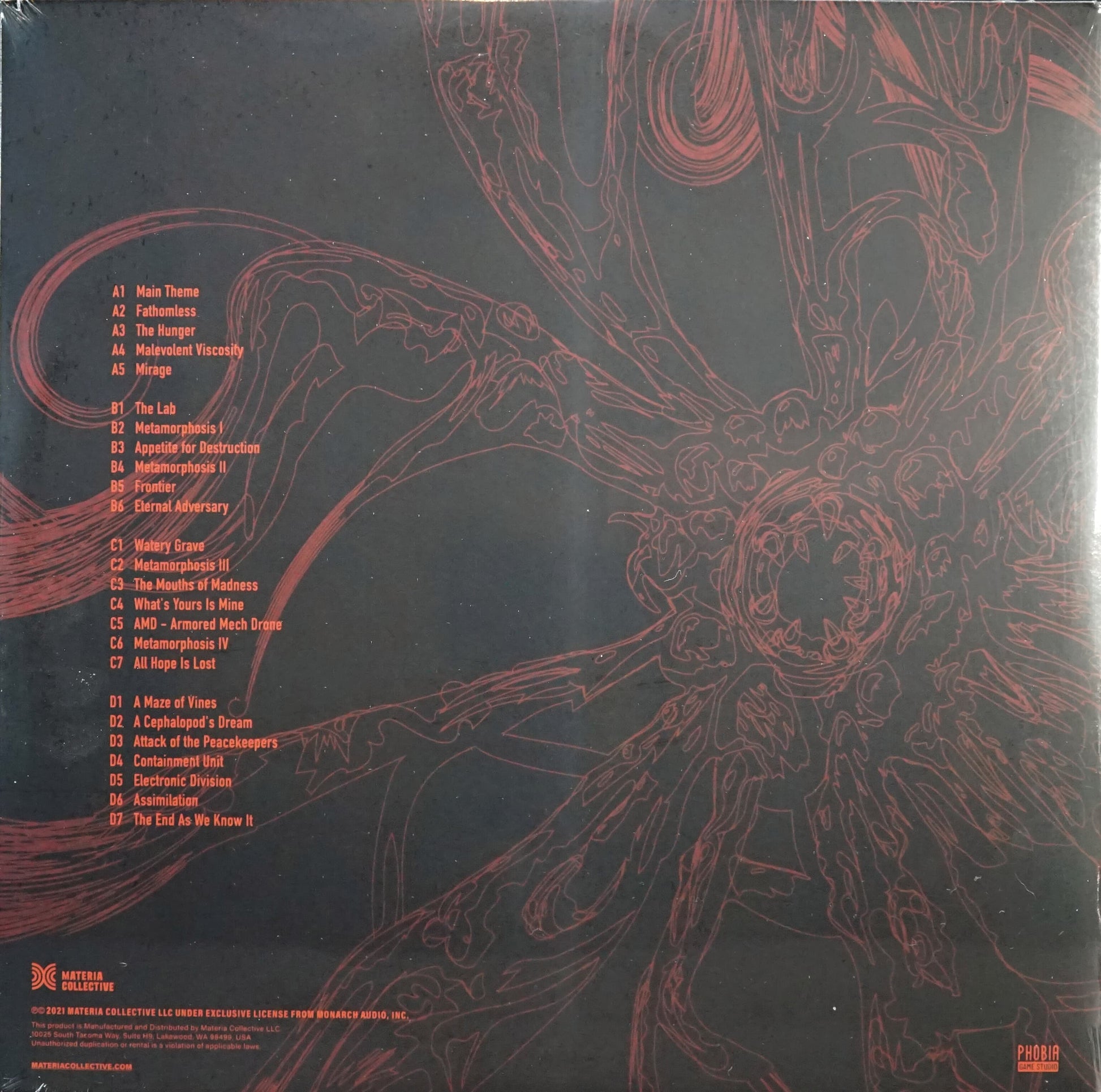 Red & Black Smoke Vinyl