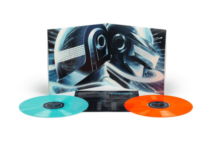 Neon Blue & Neon Orange Vinyl