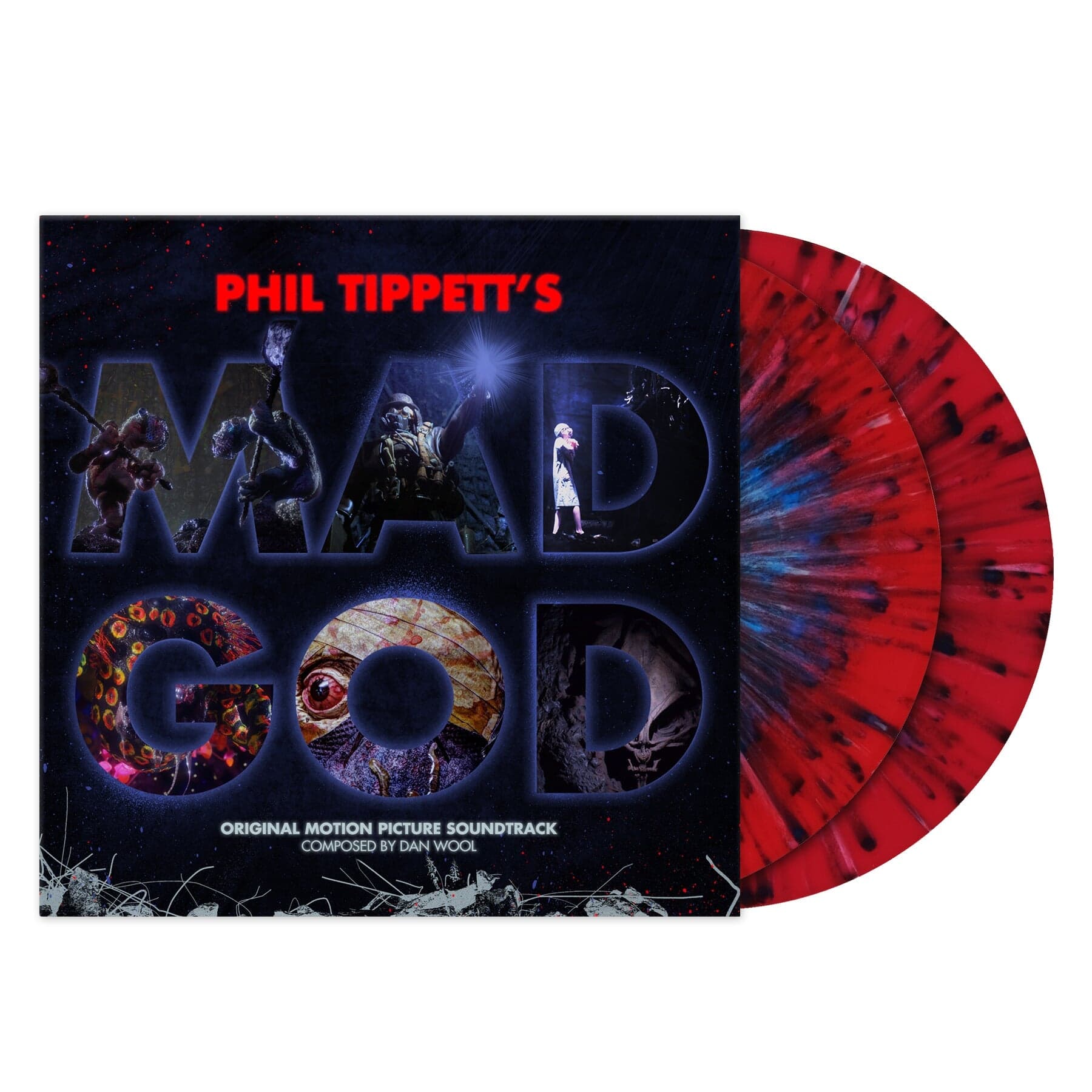 Red Splattered Vinyl