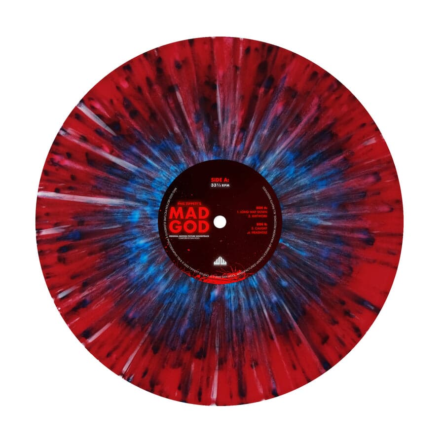 Red Splattered Vinyl