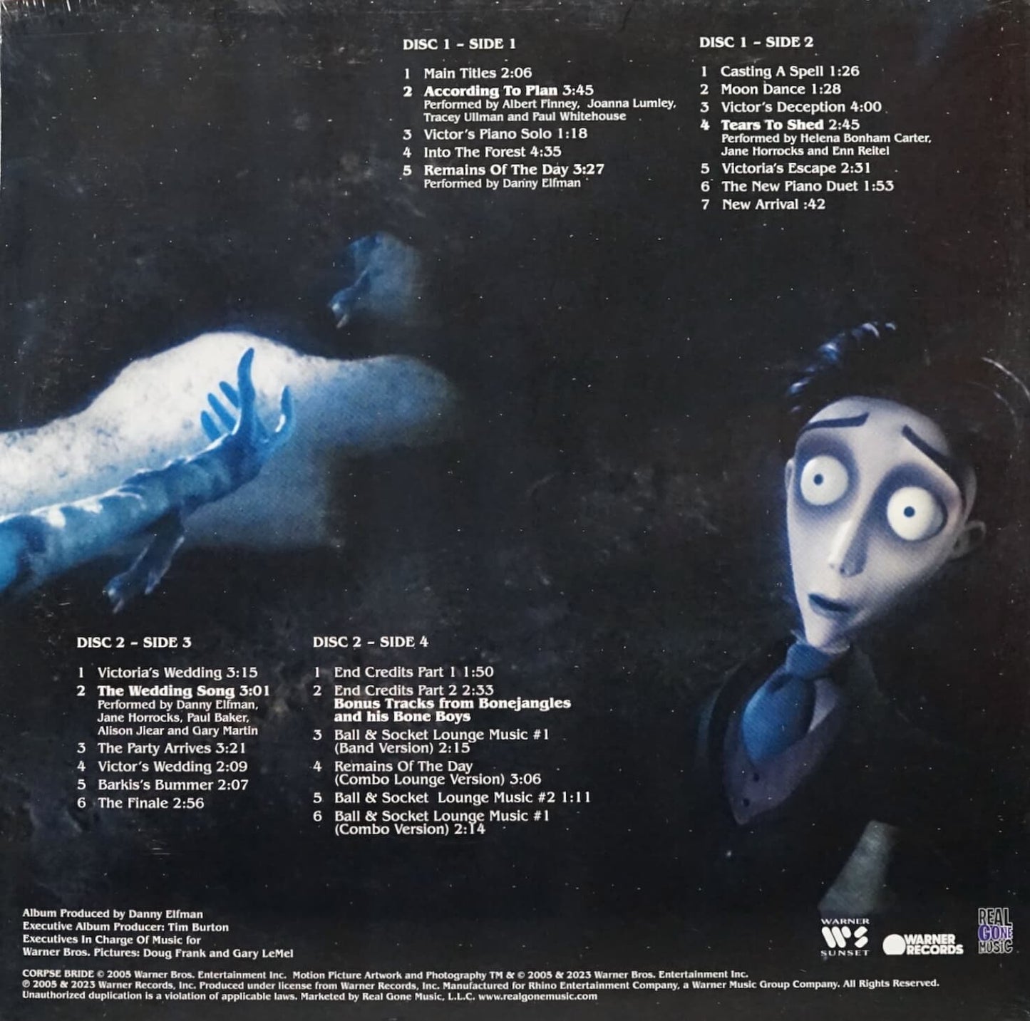 Blue Moon With Purple & Black Ghost Splatter Vinyl