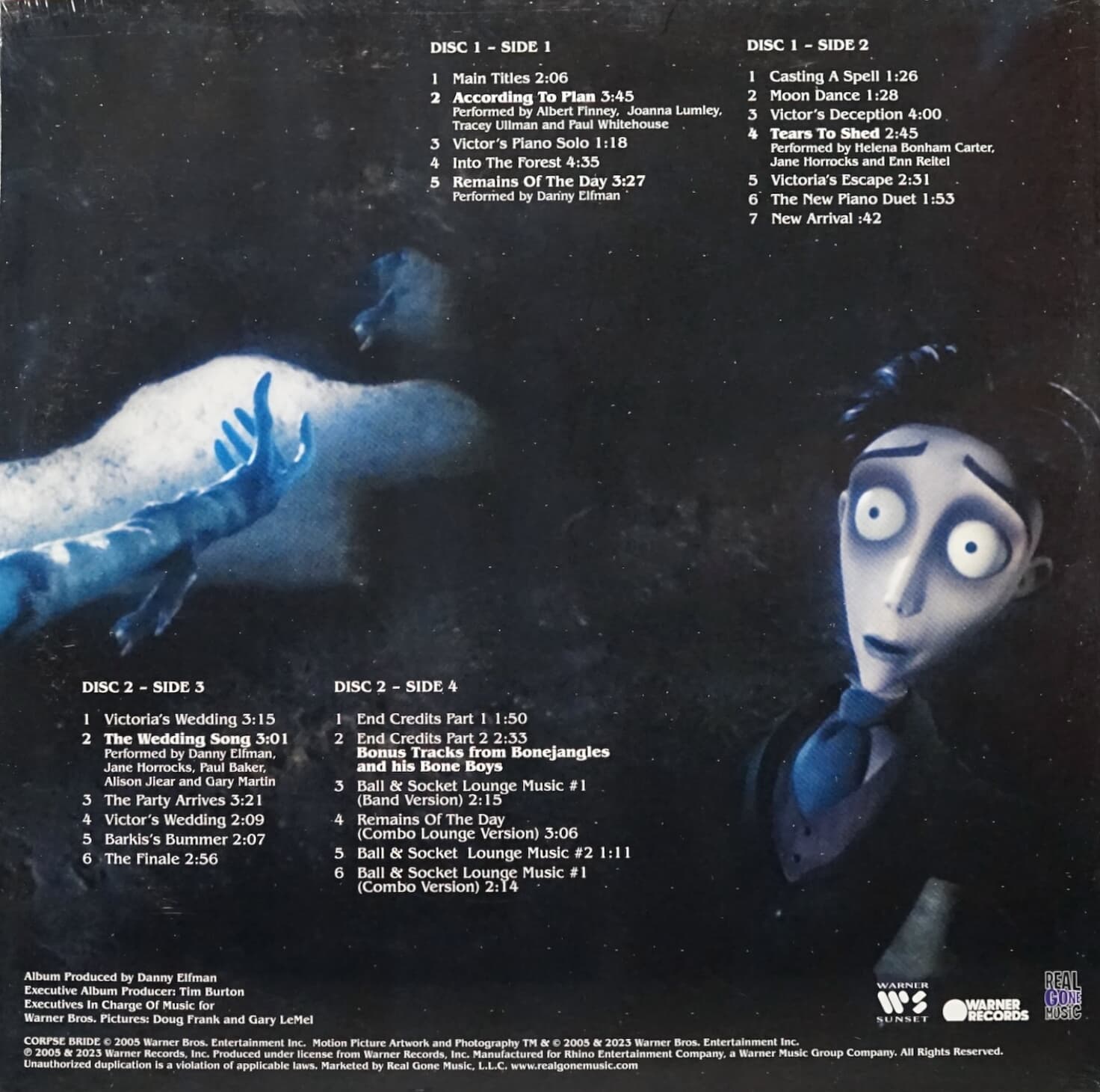 Blue Moon With Purple & Black Ghost Splatter Vinyl