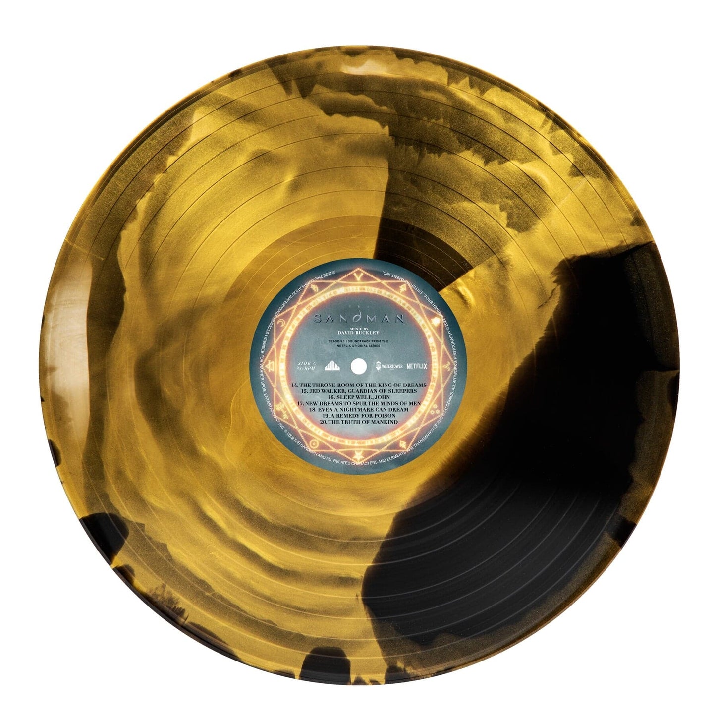 Gold Swirl Vinyl