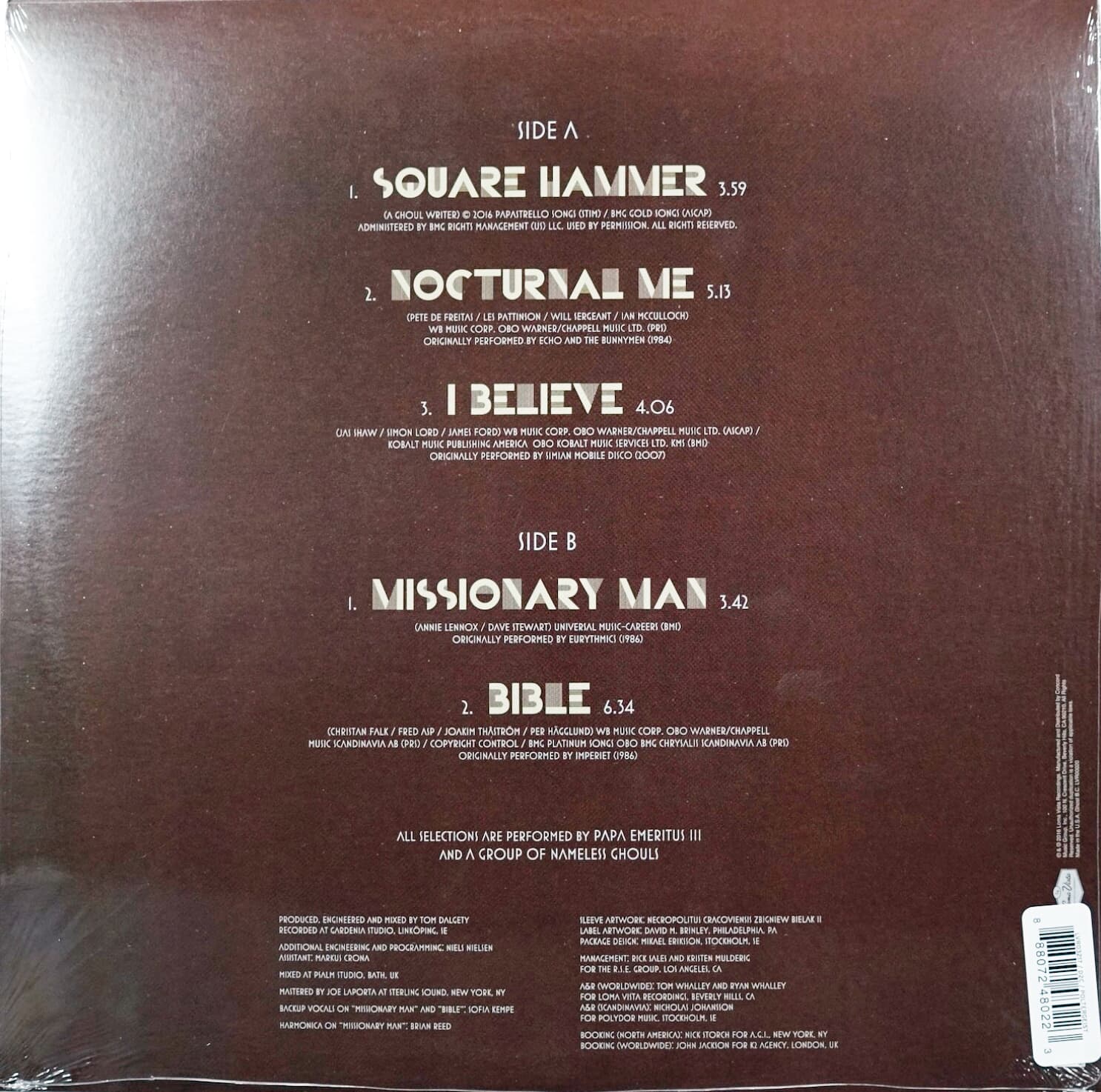 Grey Smoke Vinyl
