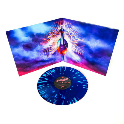 Blue & White Splatter Vinyl