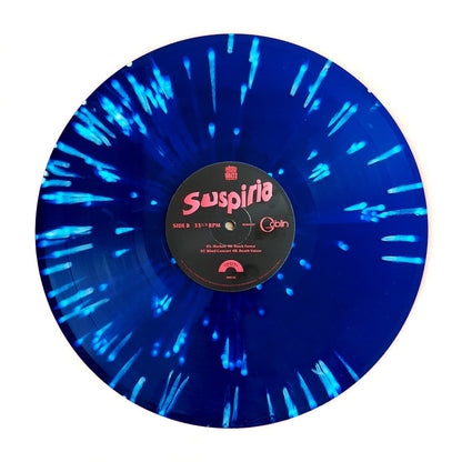 Blue & White Splatter Vinyl