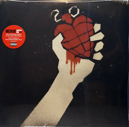 Red & Black Splatter Vinyl