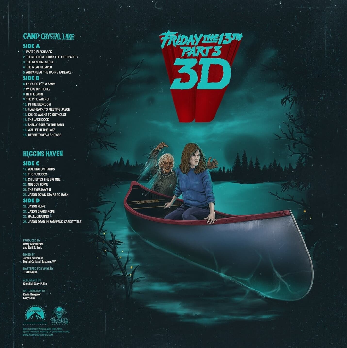 Friday The 13th Part 3 (Original Motion Picture Soundtrack) by Harry Manfredini (Waxwork)