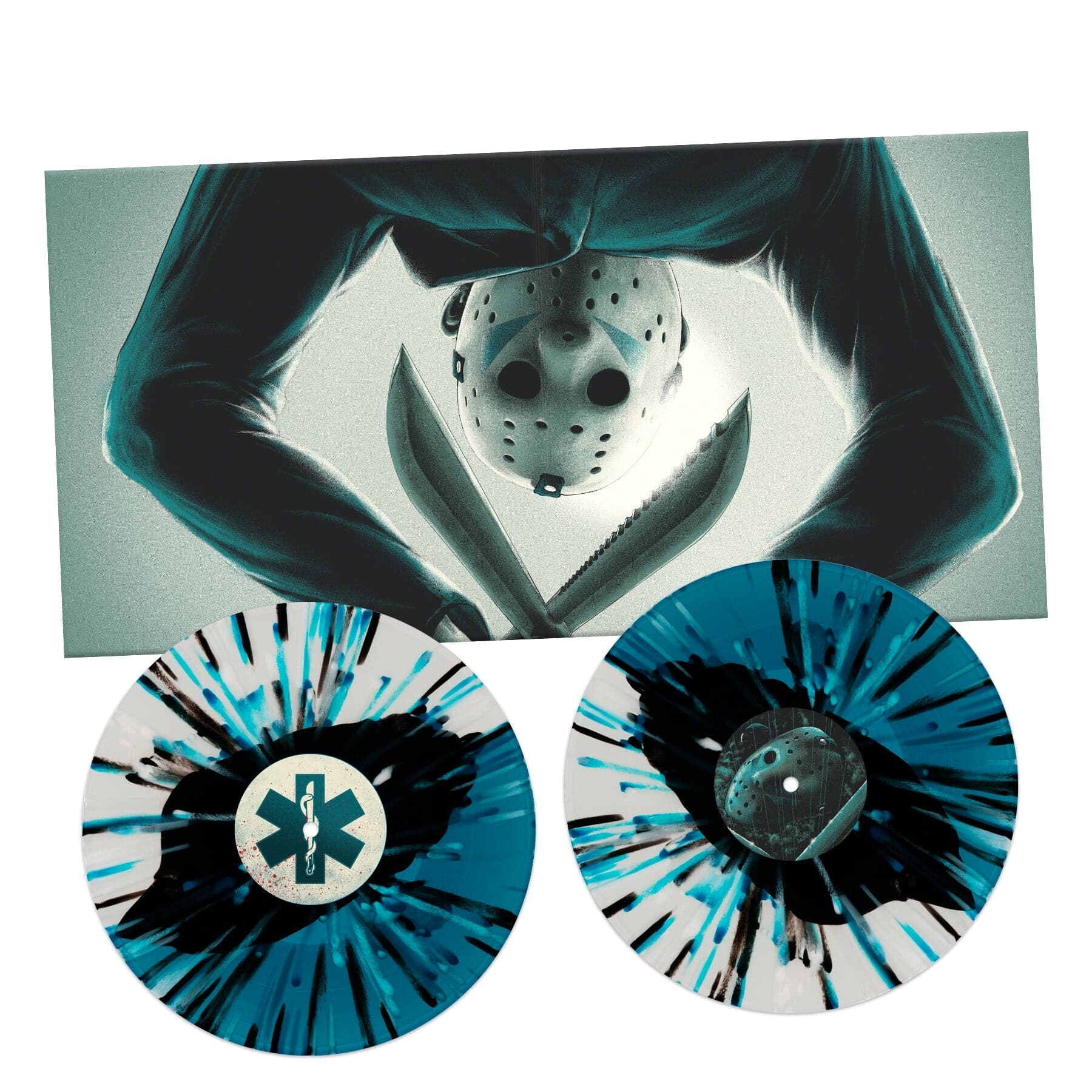 Tri-Color Split w/Splatter Vinyl