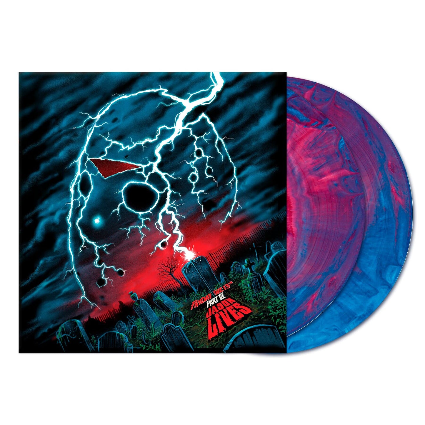 Electric Blue & Pink Vinyl