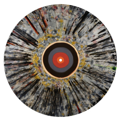 Silver w/Black, Red, Gold Vinyl