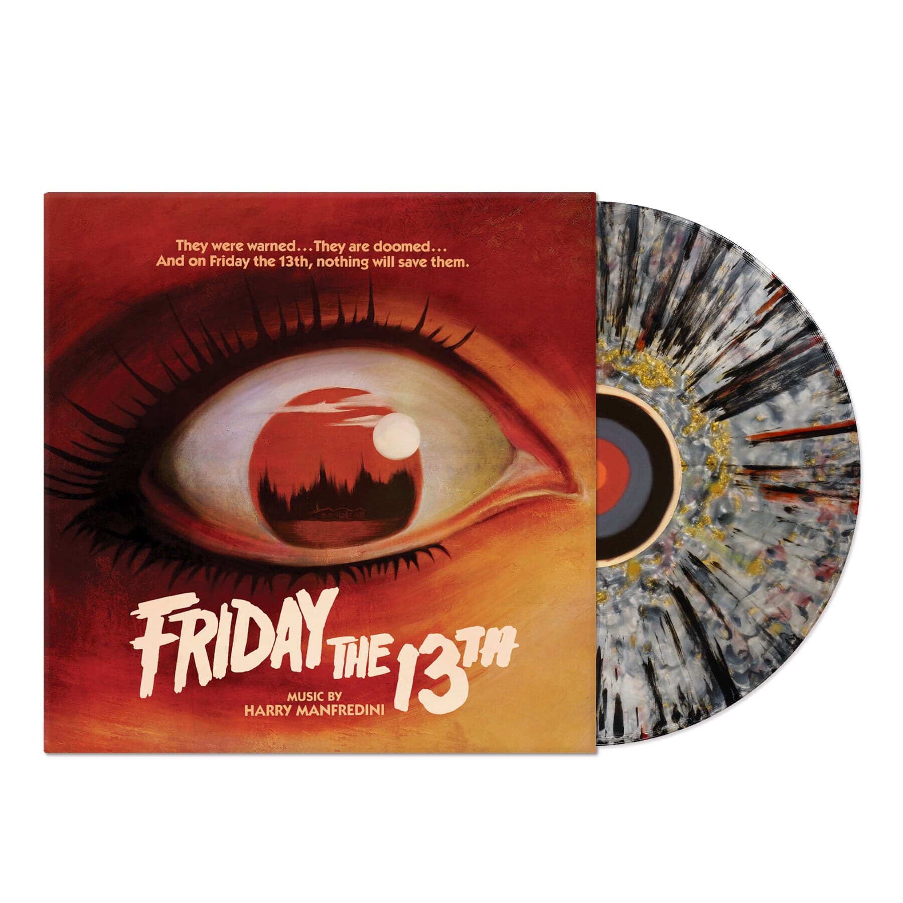 Silver w/Black, Red, Gold Vinyl
