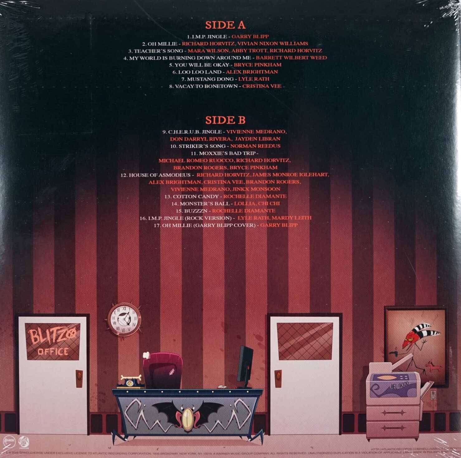 Blood Splatter Vinyl