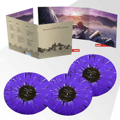 Purple w/Black & White Splatter Vinyl