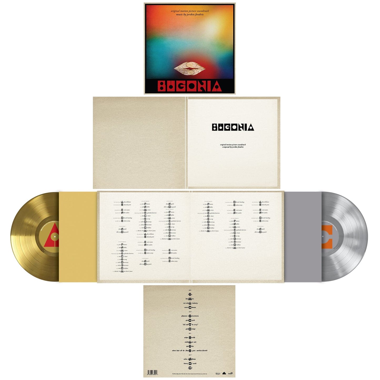 Metallic Gold & Silver Vinyl