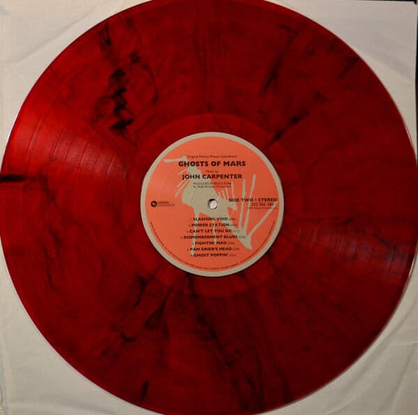 Red Translucent With Black Smoke Vinyl