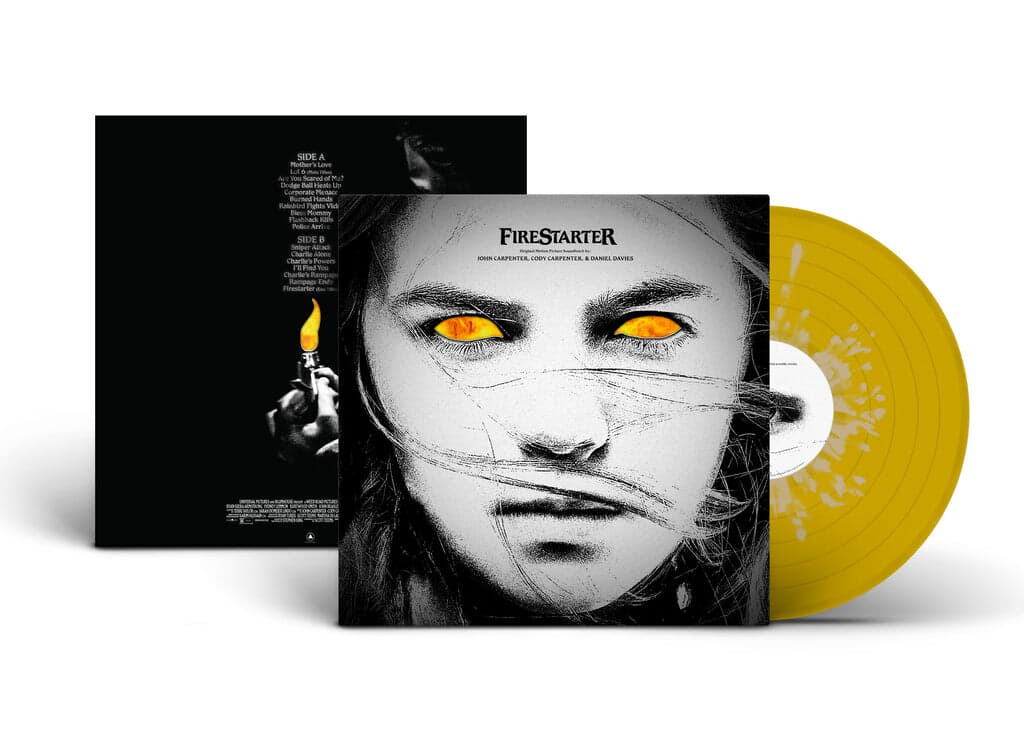 Yellow & Bone Splatter Vinyl