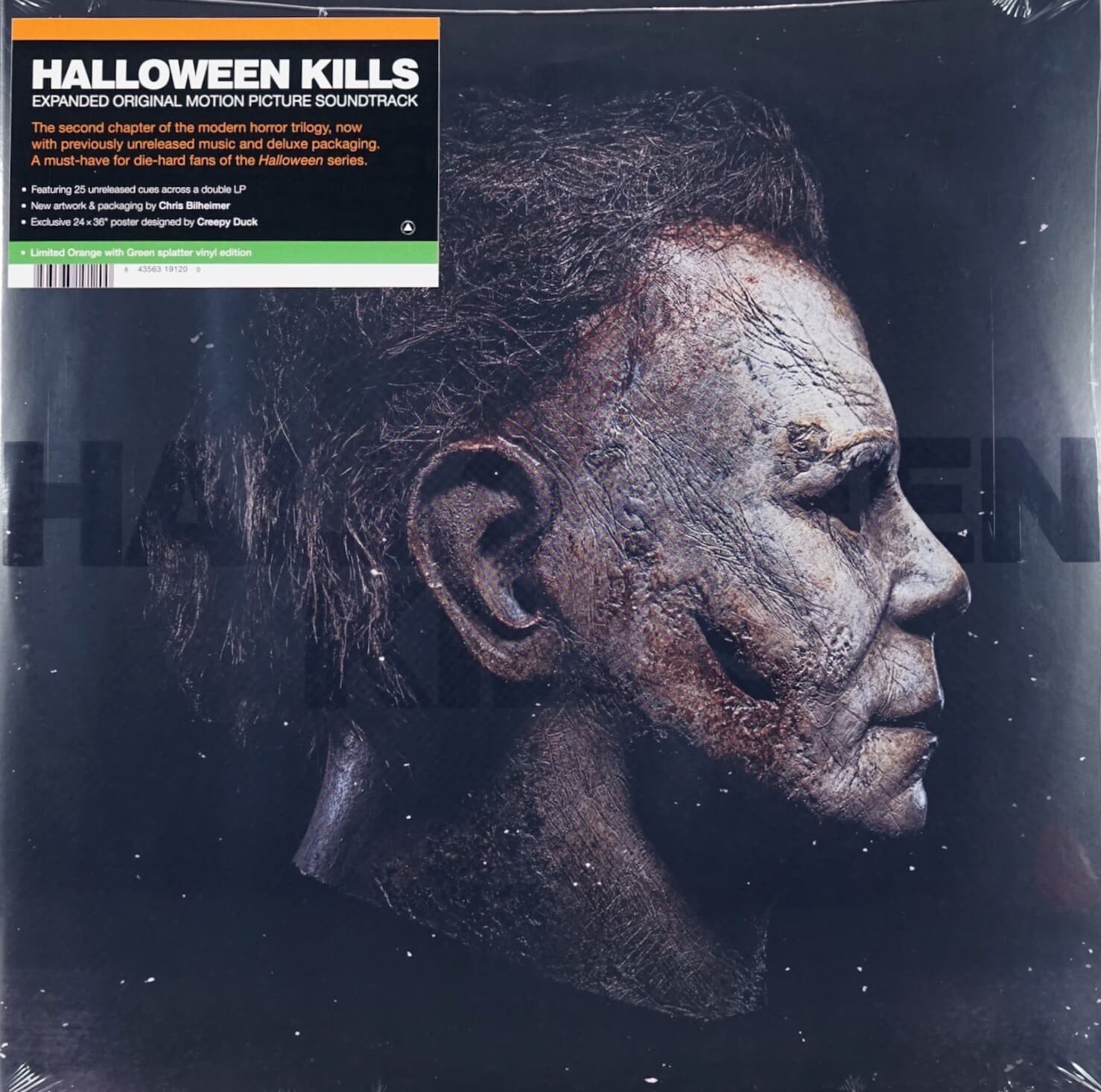 Orange w/Green Splatter Vinyl