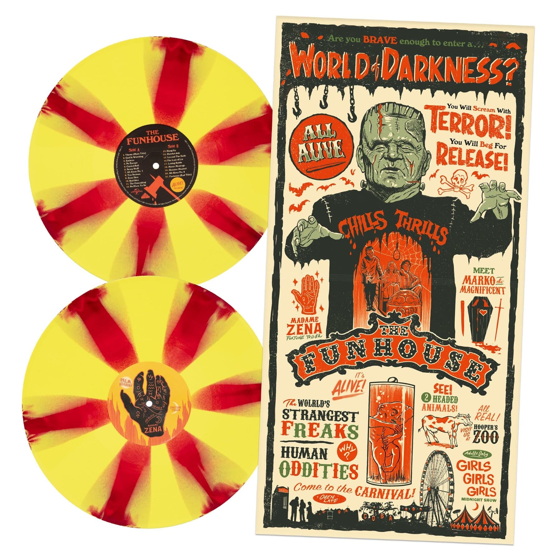 Dark Carnival Ride Pinwheel Vinyl