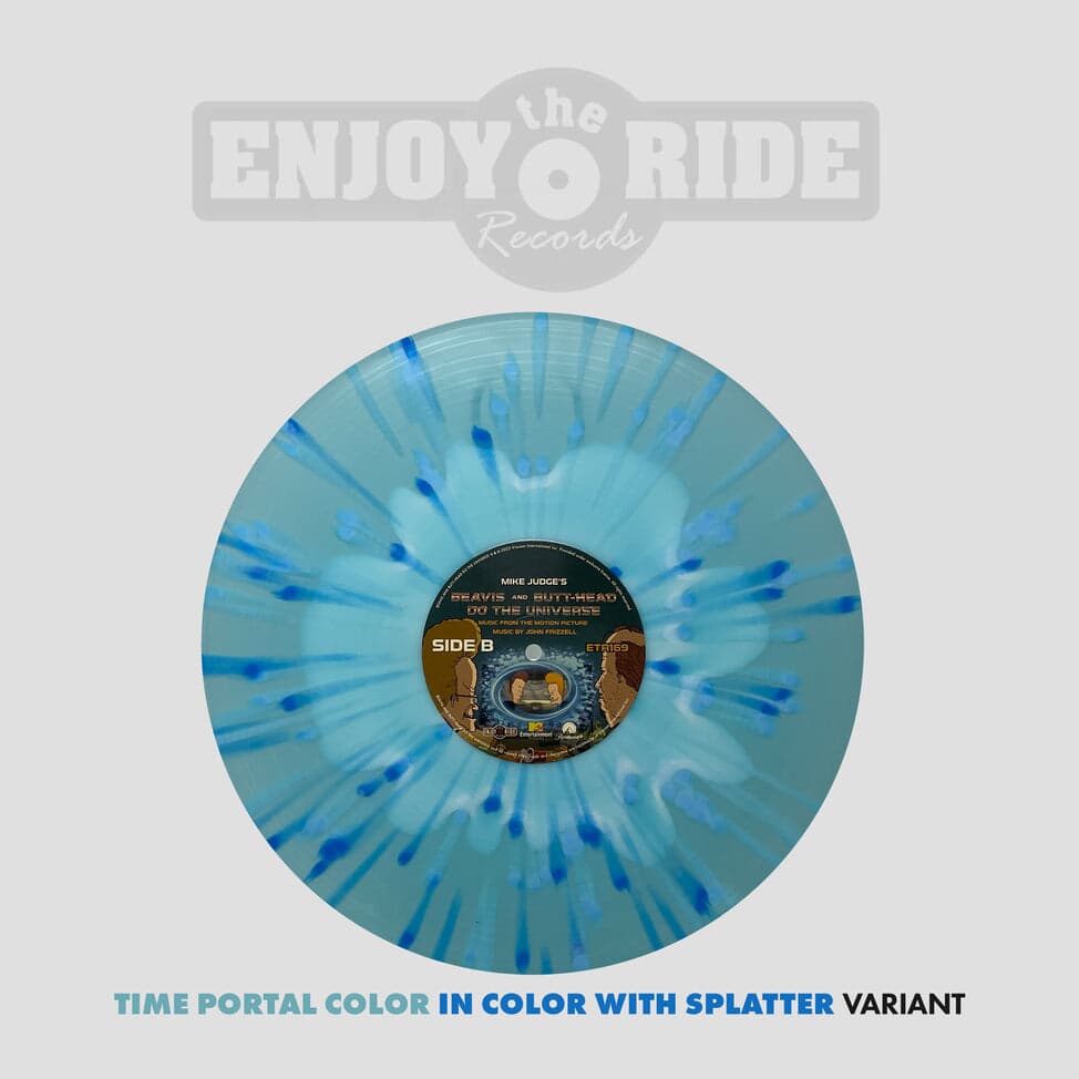 Blue Splatter Vinyl