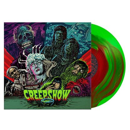 Meteor Green & Blood Red Swirl Vinyl