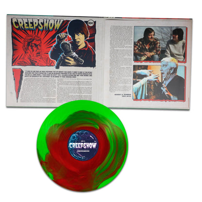 Meteor Green & Blood Red Swirl Vinyl